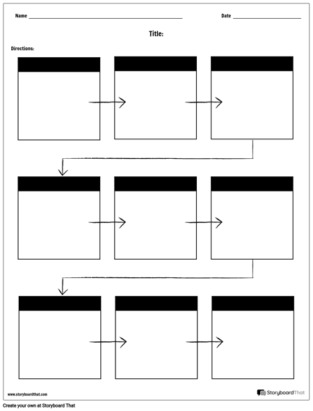 Create Flow Chart Worksheets | Flow Chart Graphic Organizer