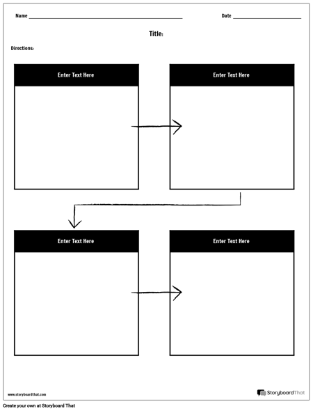 Create Flow Chart Worksheets | Flow Chart Graphic Organizer