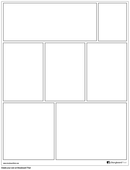 Create A Graphic Novel Template Graphic Novel Layouts