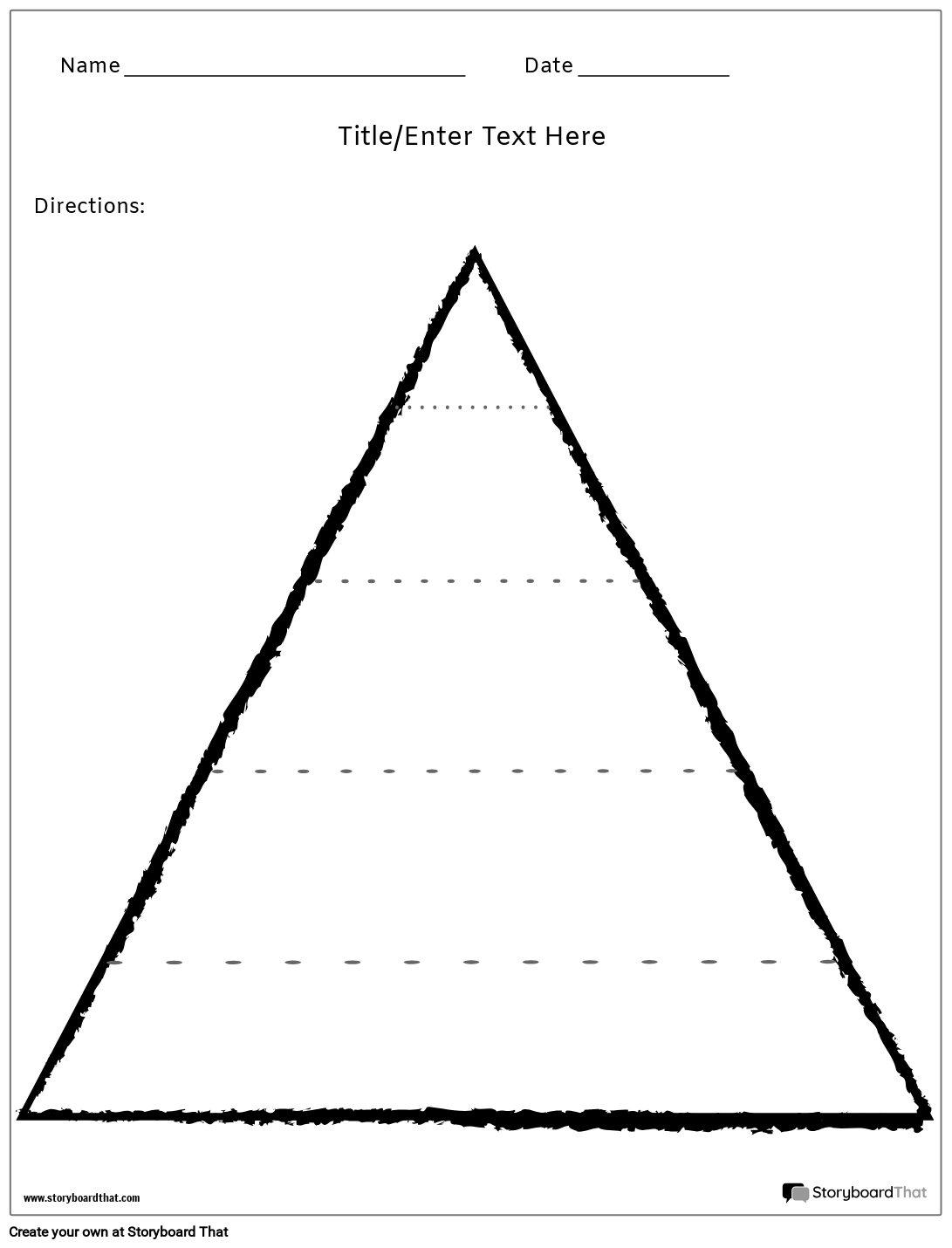 Hierarchy Storyboard by worksheettemplates