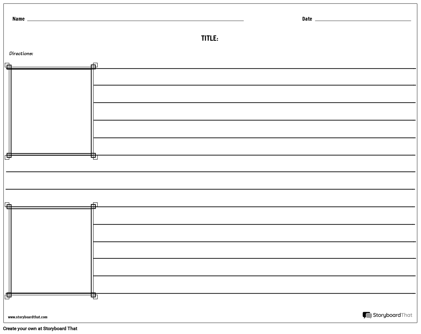 two-frame-illustrations-storyboard-by-worksheet-templates