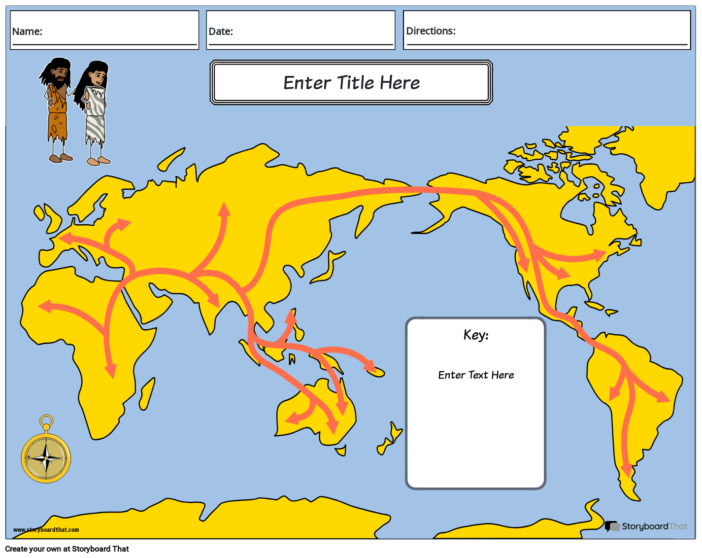 Human Migration Storyboard Von Worksheet templates