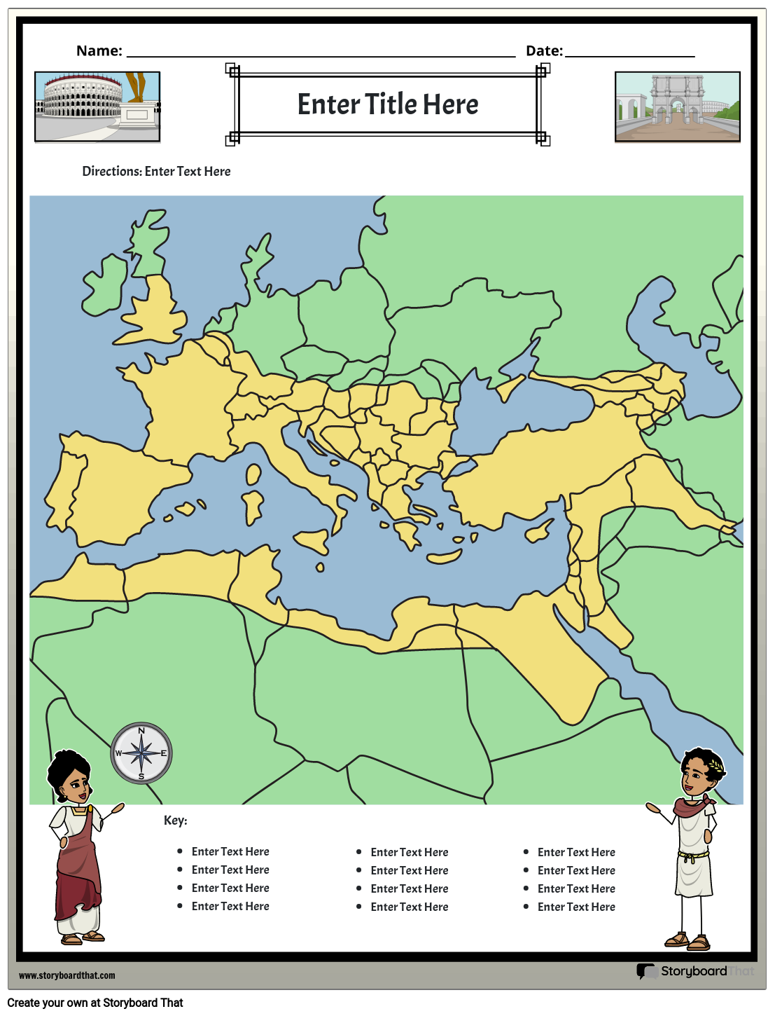 Roman Empire Storyboard By Worksheet templates