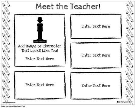 Meet the Teacher Landscape BW 2