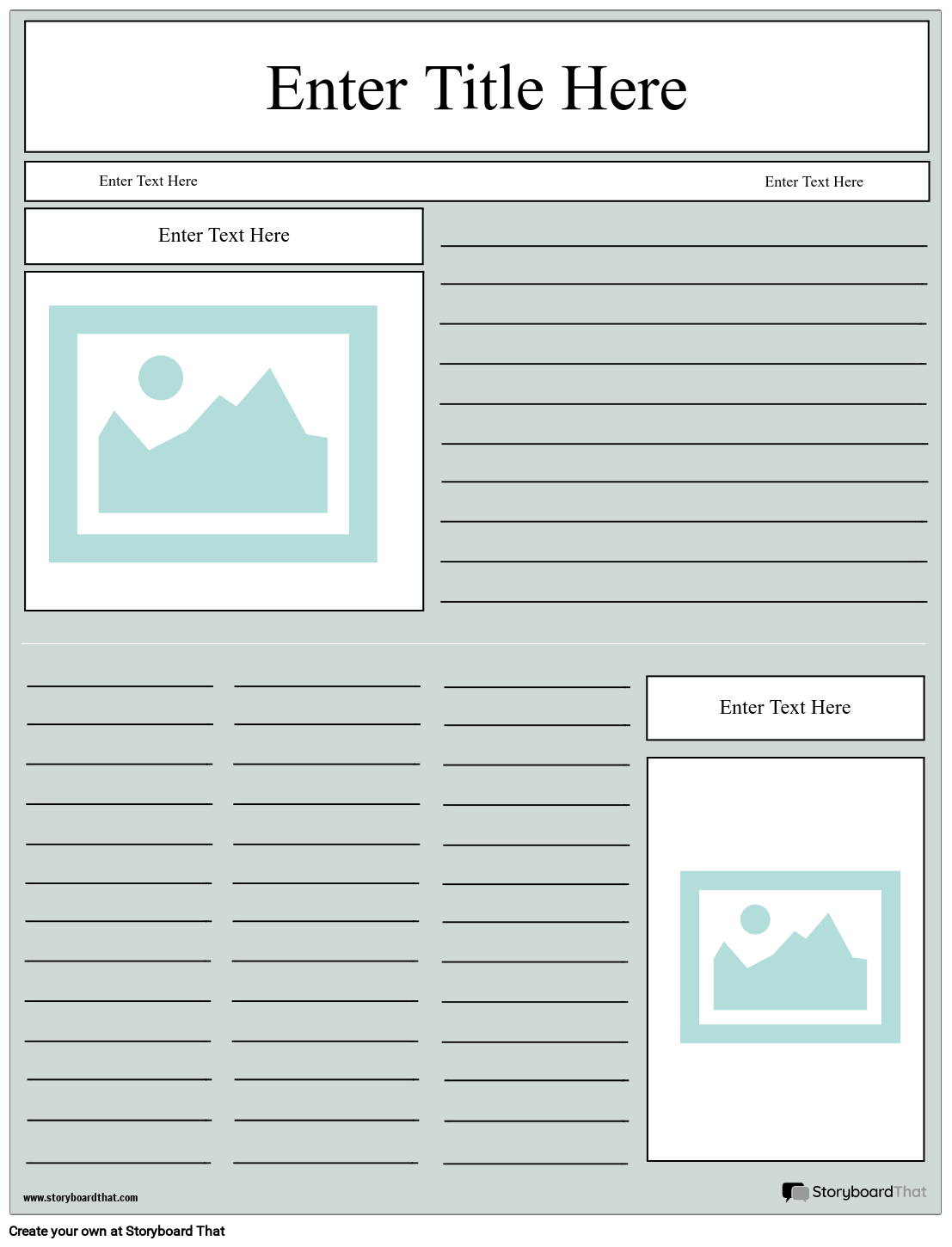 Newspaper Layout Templates