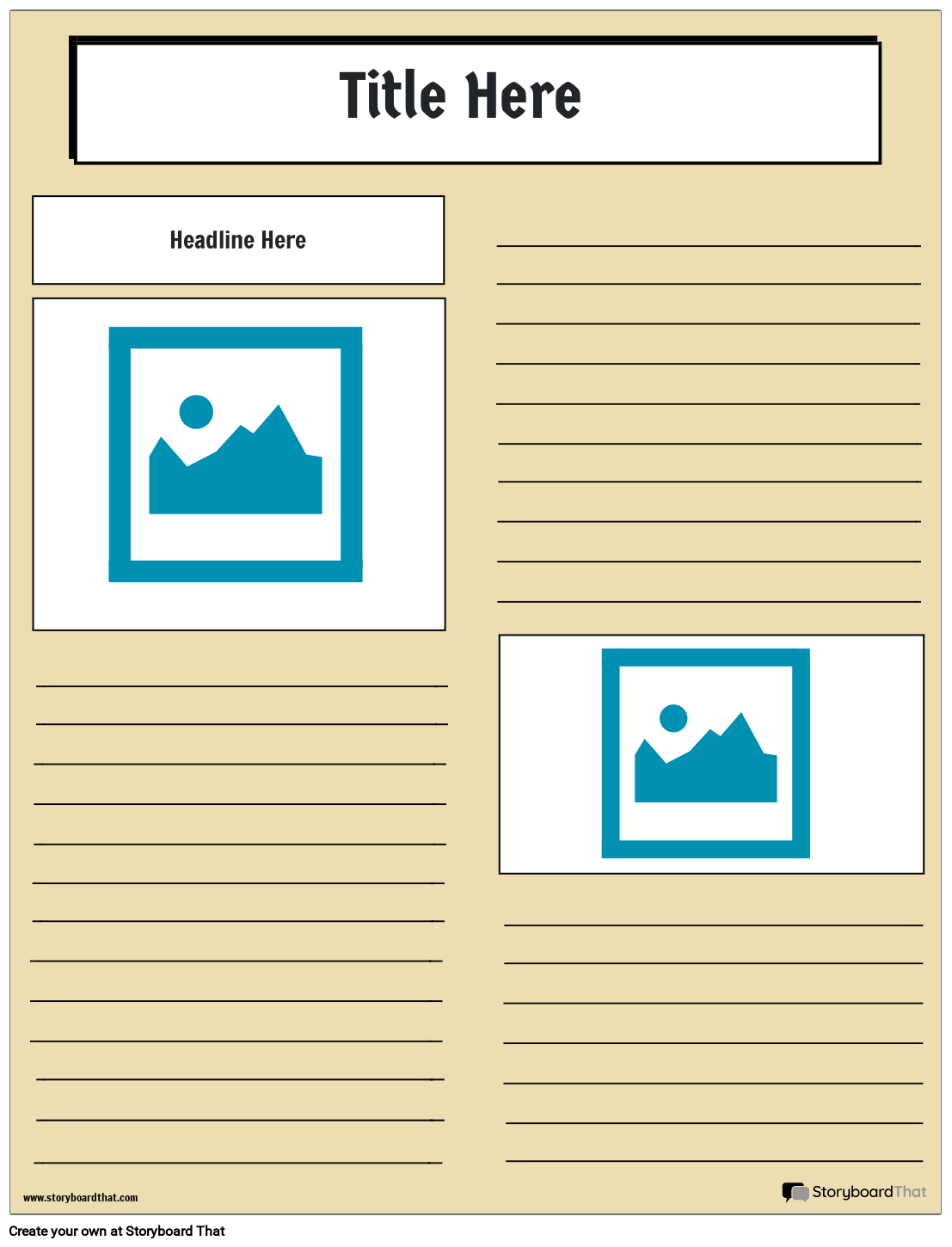 Create A Newspaper Project Newspaper Project Templates