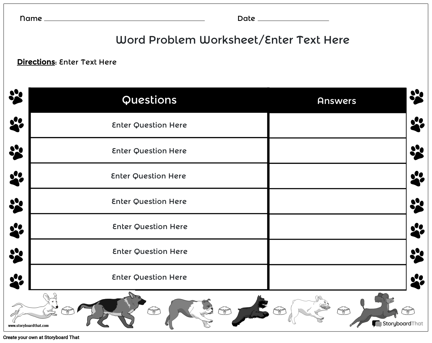 problem-solving-landscape-bw-3-storyboard-por-worksheet-templates