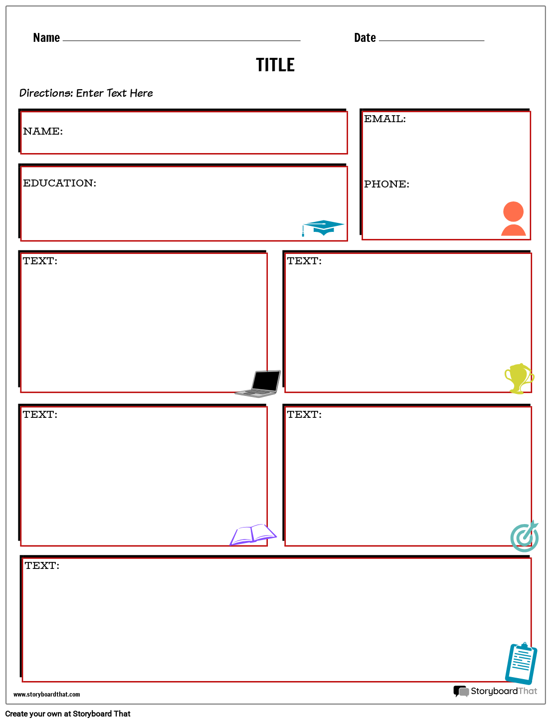 Create a Resume Worksheet | Resume Preparation