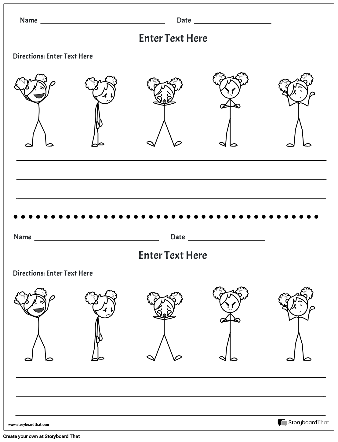 se-check-in-portrait-bw-2-storyboard-de-worksheet-templates