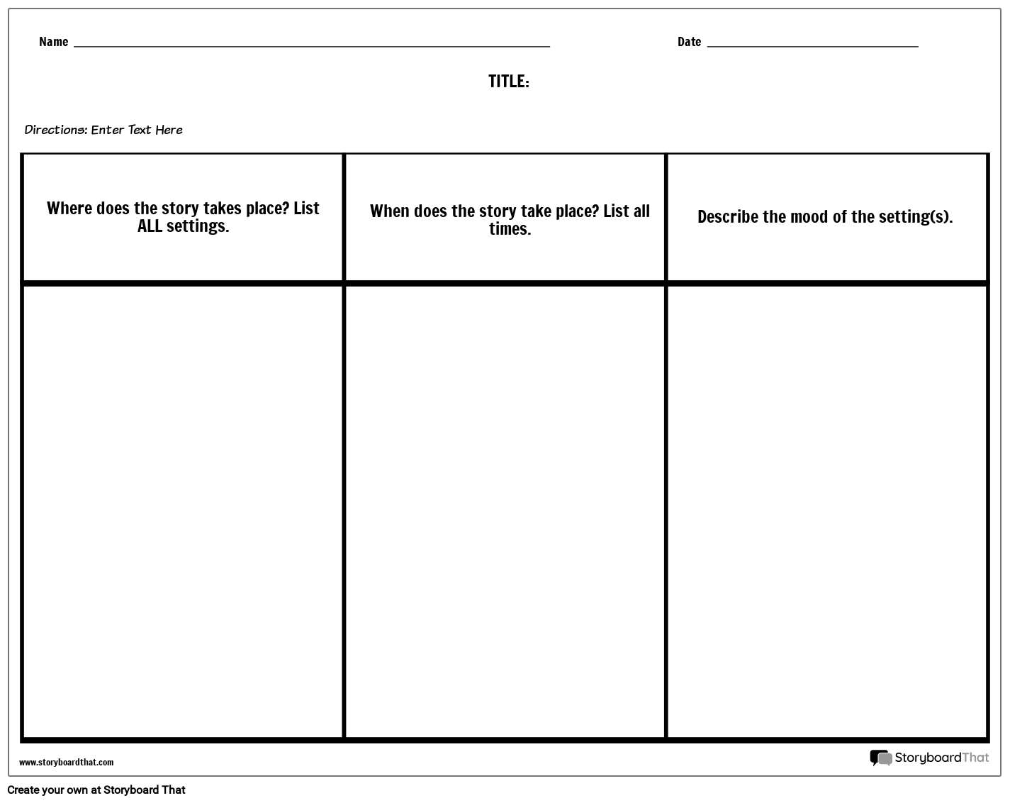 map-3-columns-storyboard-por-worksheet-templates