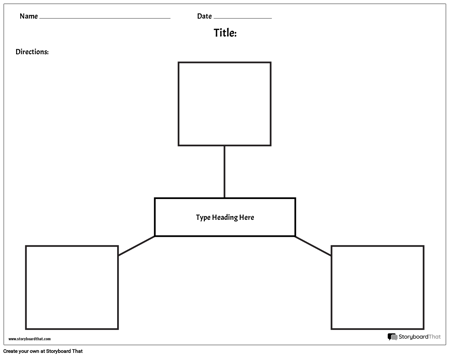 Create Spider Map or Web Graphic Organizer Printables