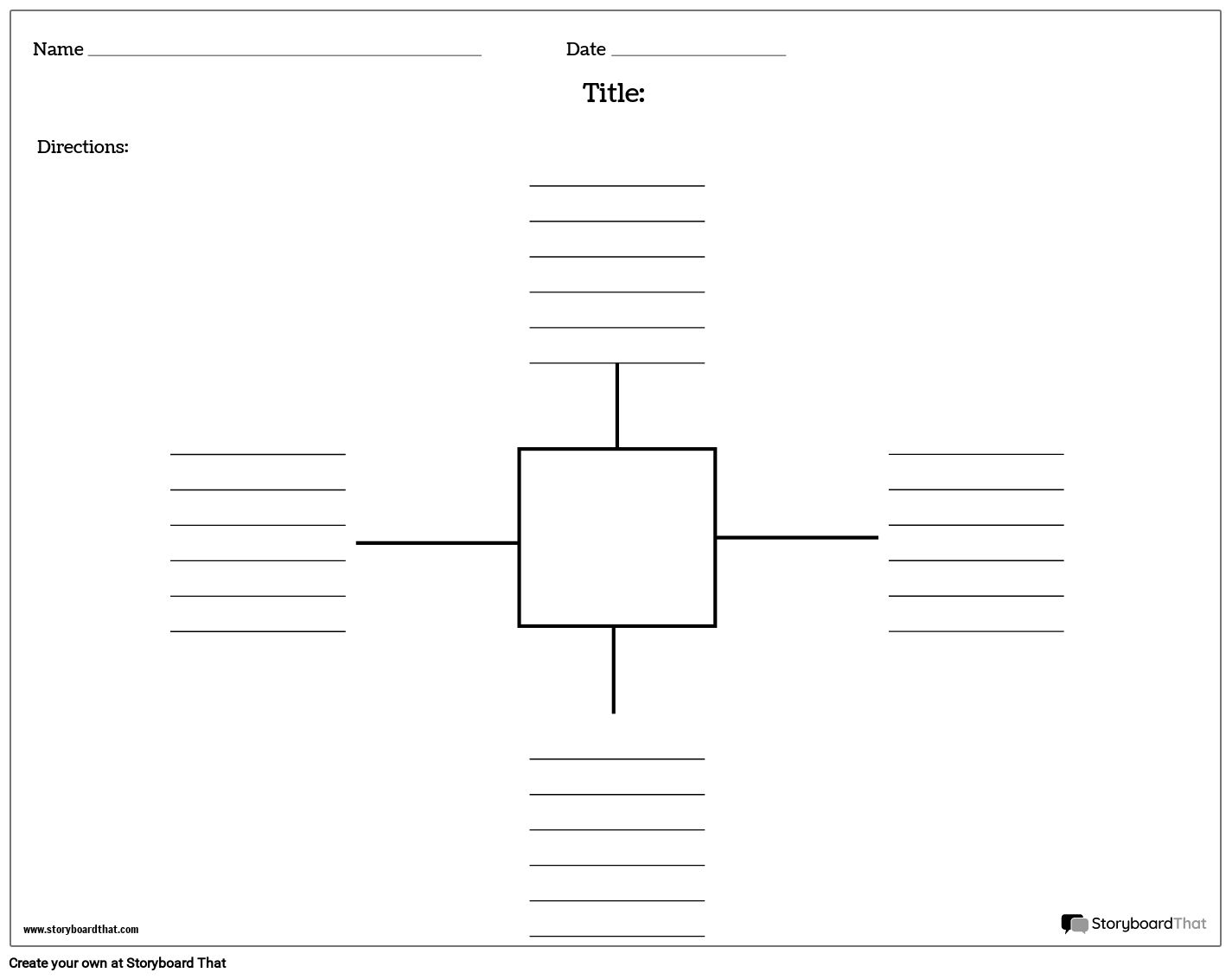 spider-map-with-lines-4-storyboard-by-worksheet-templates