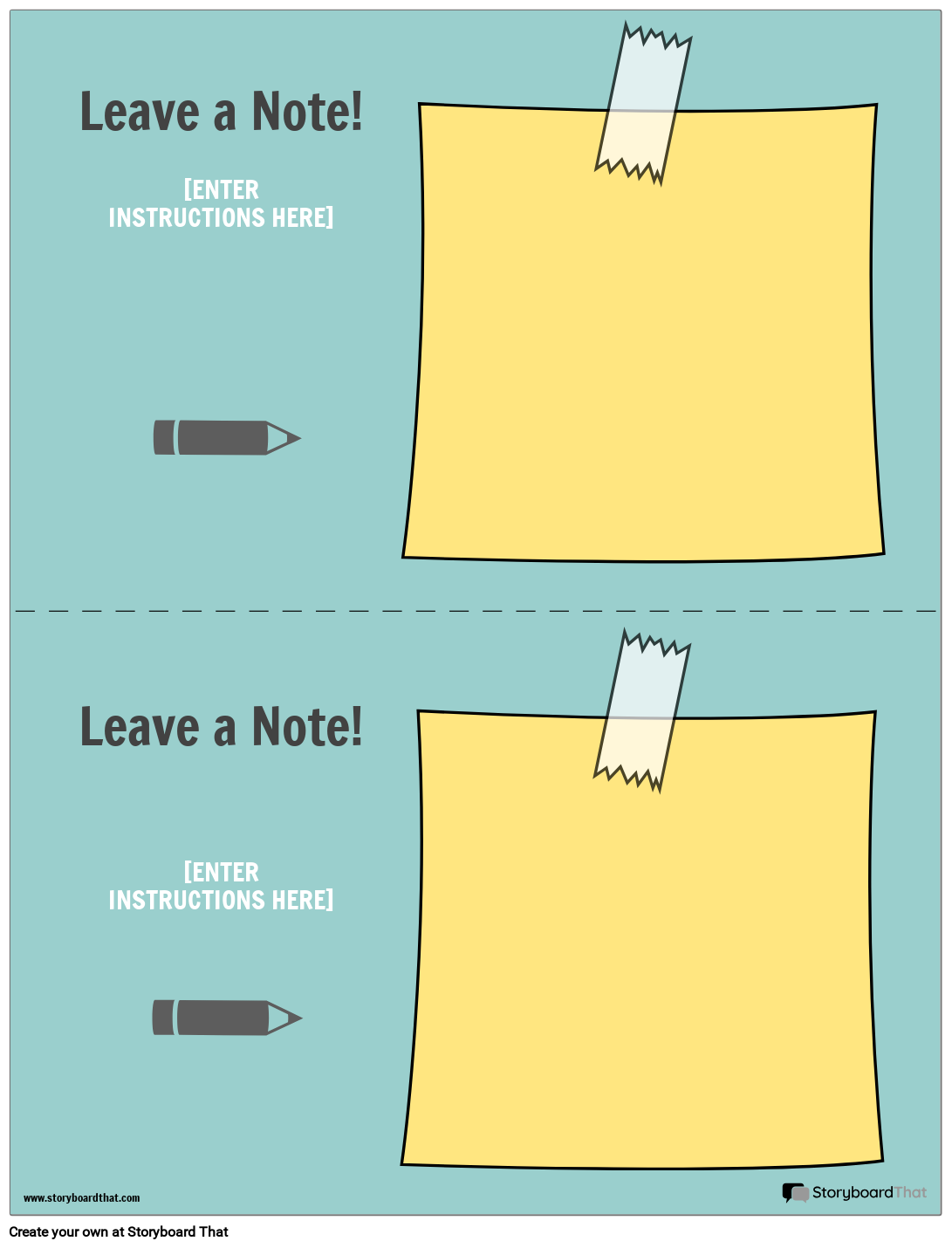 Suggestion Box Slip Template with Postit Notes