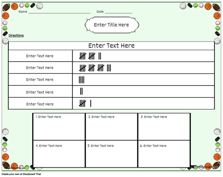 Tally Chart Landscape Color 1