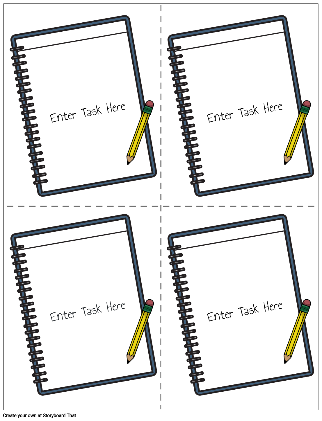 Task Card Template  Custom Task Card Maker In Task Card Template