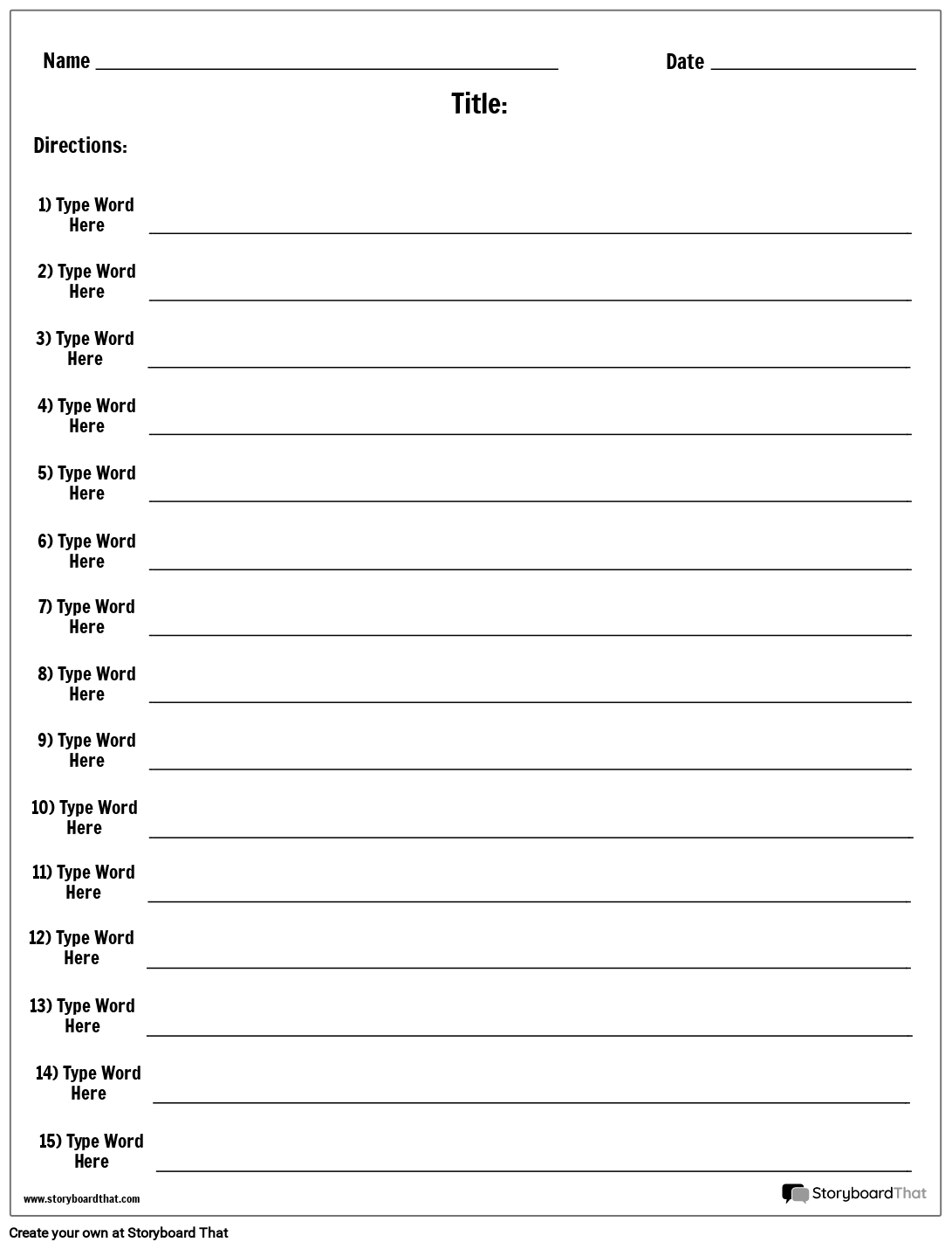 Writing Your Own Definitions Worksheet Education Com Build Vocabulary 