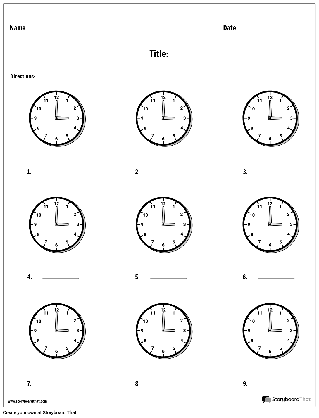 write-the-time-storyboard-by-worksheet-templates