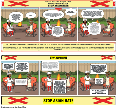 Stop Asian Hate computer activity by Yashita Sachdeva 9TH B