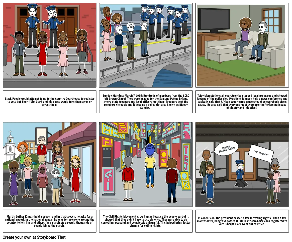 Freedom Children Story Board