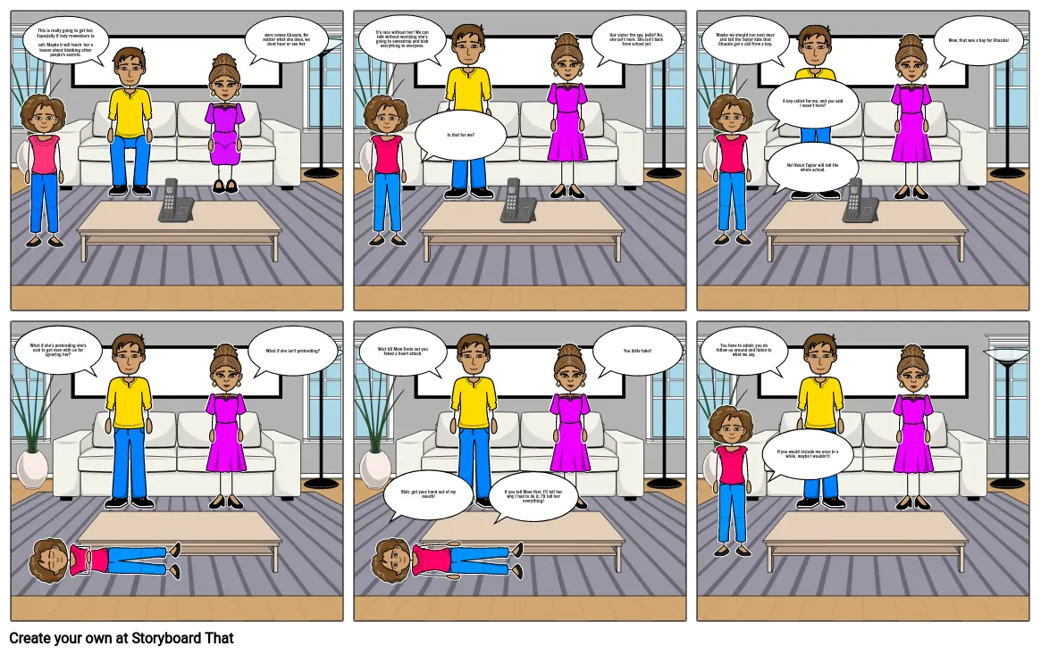 Sibling Secrets Comic Strip