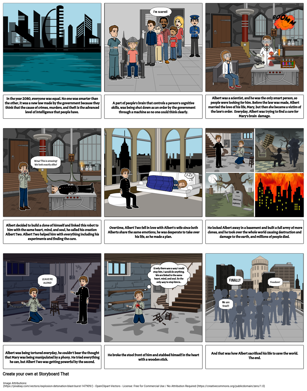 The Sacrifice Storyboard by zinaalafaliq