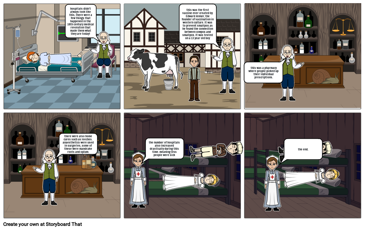 The age of revolution Storyboard by zoe08