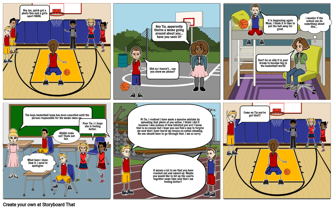 Digital citizenship Storyboard por zoeytorrent